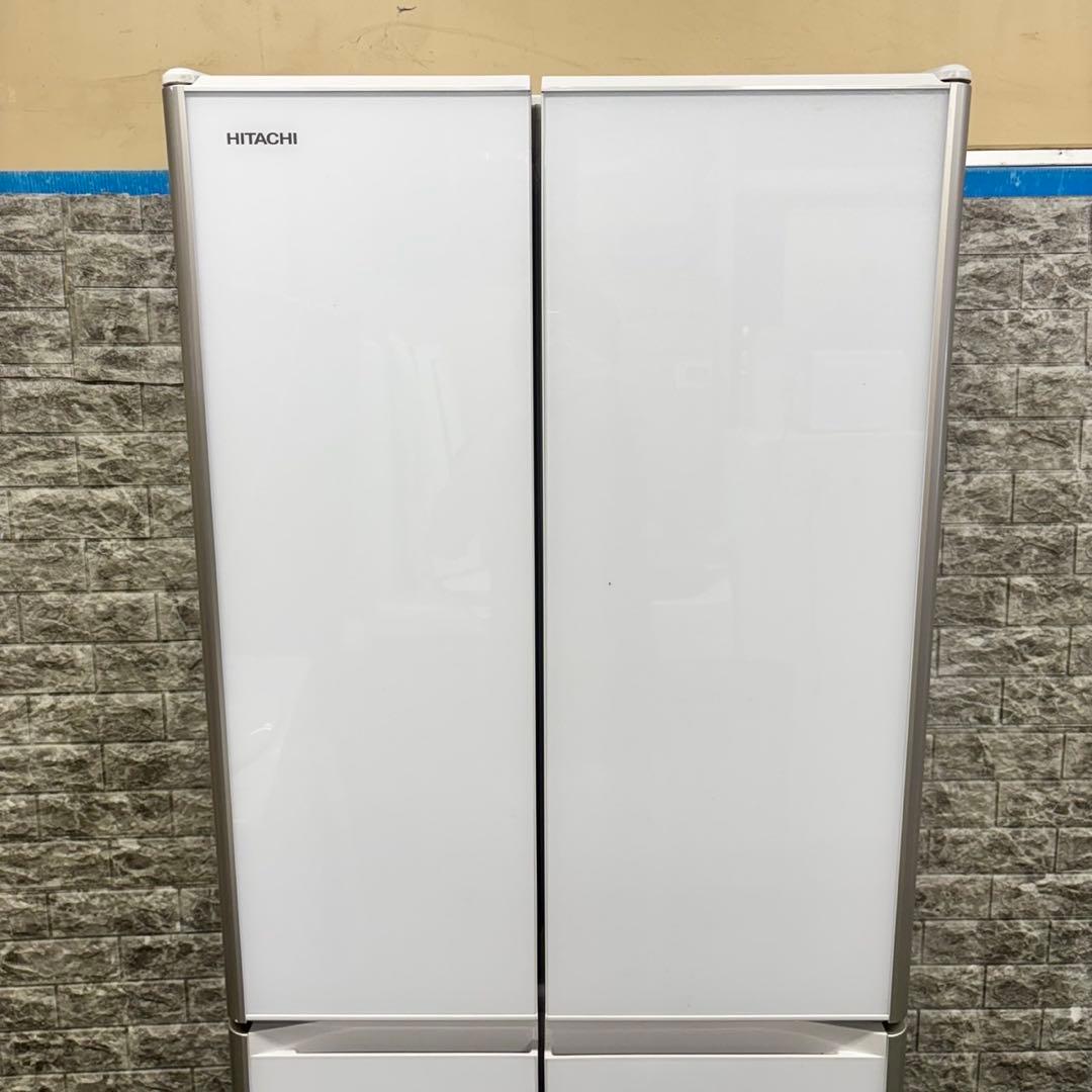 491 冷蔵庫　大型　6ドア　観音開き　極美品 400L強　ガラストップ　大人気