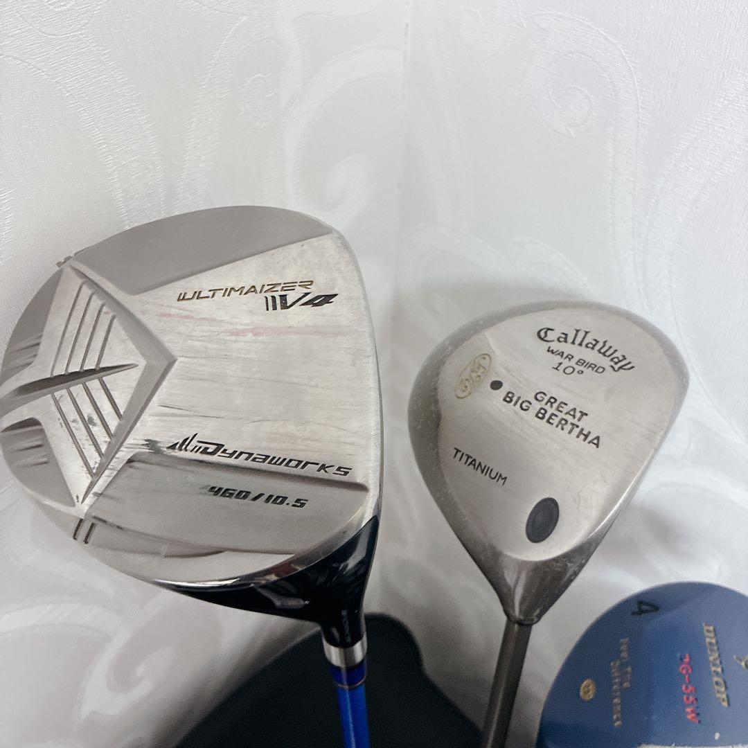 ゴルフクラブ　14本フルセット　キャロウェイ　ワークスゴルフ　ダンロップ　ミズノ