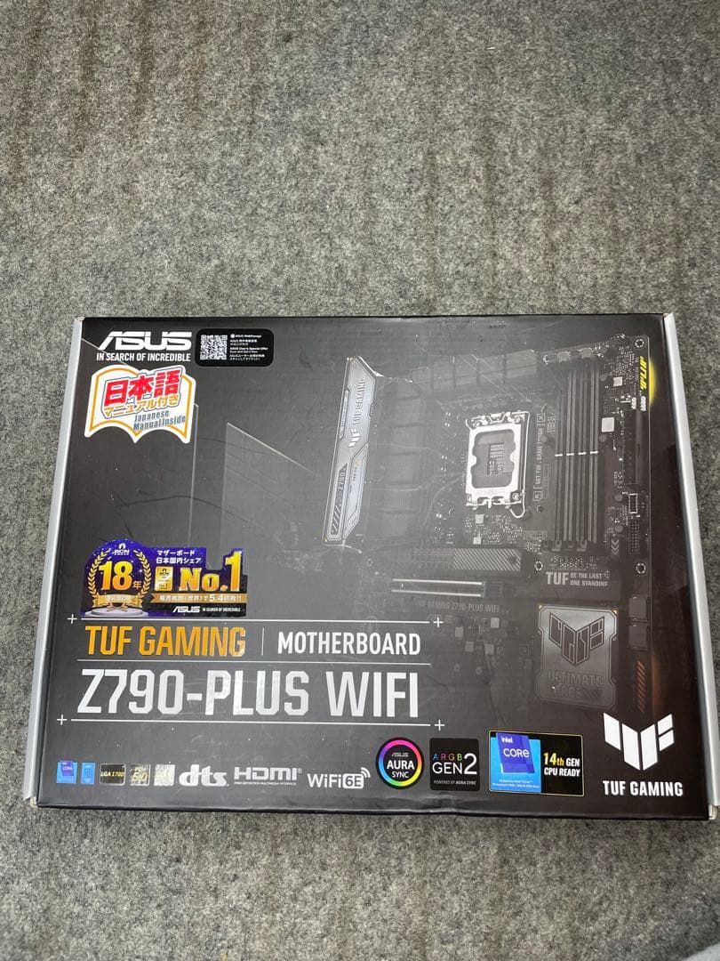ASUS TUF GAMING Z790-PLUS WIFI 1オーナー　動作確
