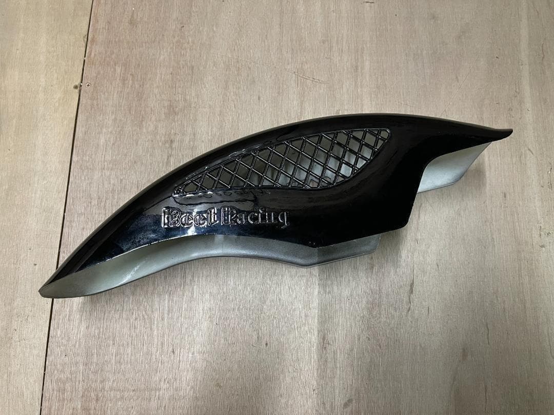 メッシュフェンダー　ロゴ有 黒/BEET アルフィン