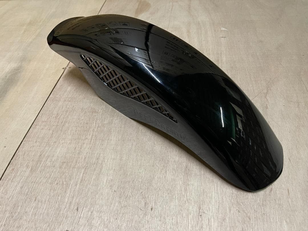 メッシュフェンダー　ロゴ有 黒/BEET アルフィン