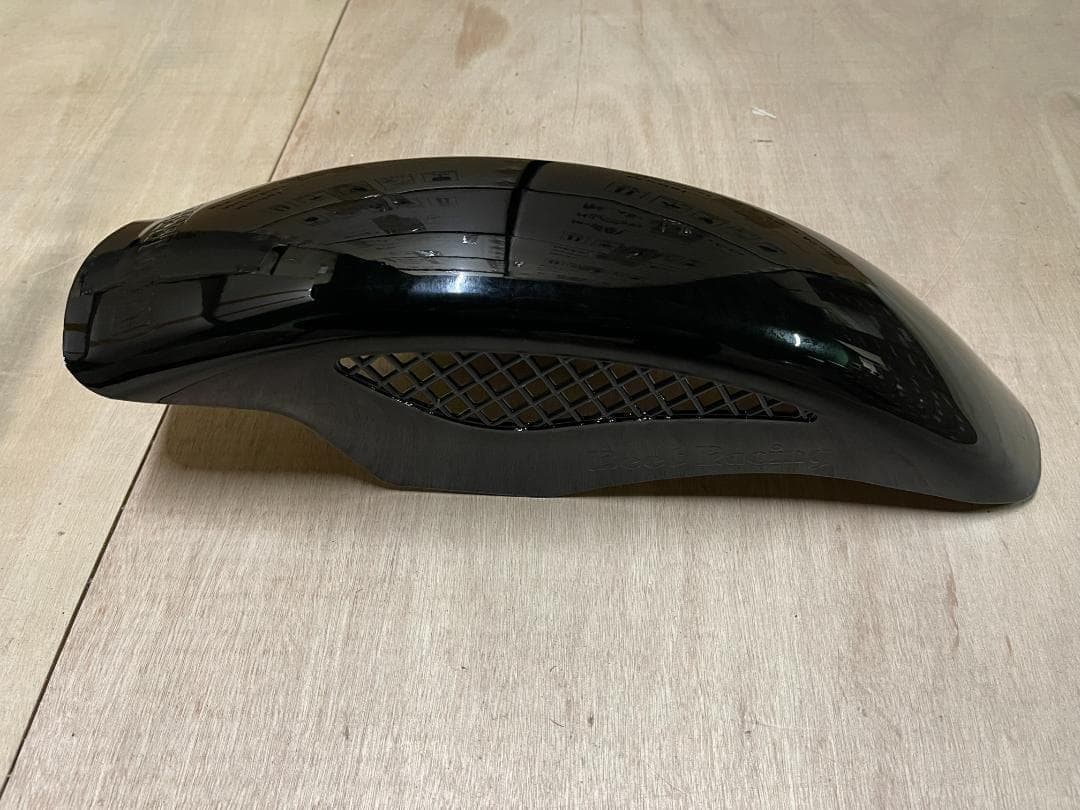 メッシュフェンダー　ロゴ有 黒/BEET アルフィン