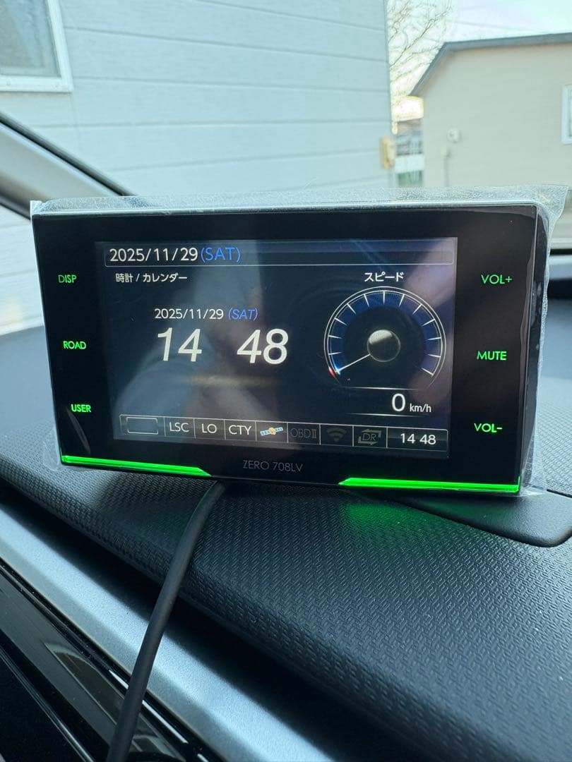 リコール対策済み！ ZERO 708LV レーダー探知機本体