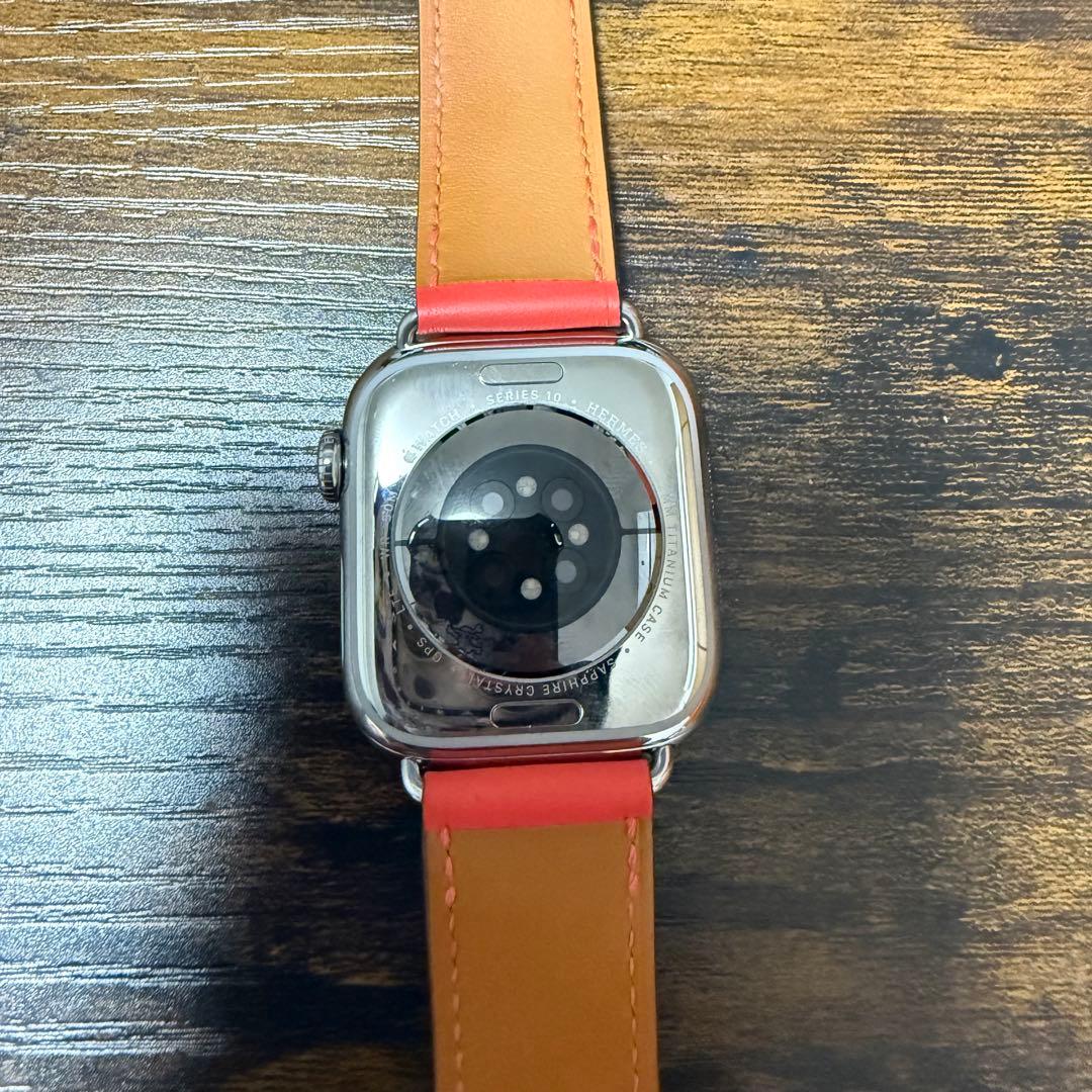 美品＊HERMES Applewatch series10 42mm