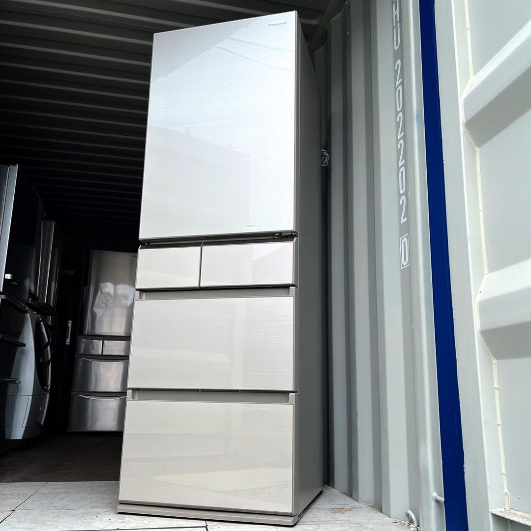 取付無料！パナソニック エコナビ搭載 おしゃれインテリア5ドア冷蔵庫！洗濯機