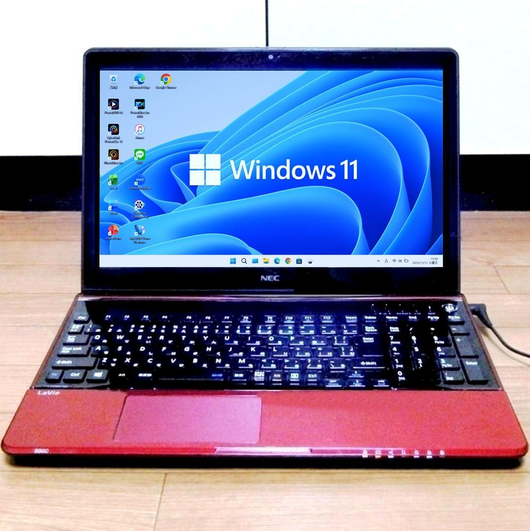 Core i7　SSD メモ16G オフィス　NEC LaVie ノートパソコン