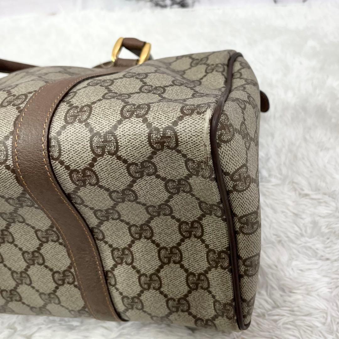 Gucci オールドグッチ GGキャンバス ボストンバッグ