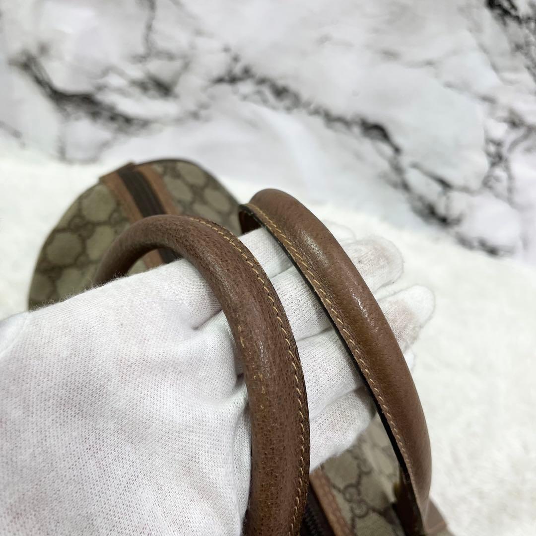 Gucci オールドグッチ GGキャンバス ボストンバッグ