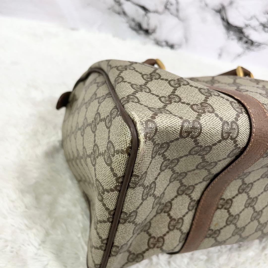 Gucci オールドグッチ GGキャンバス ボストンバッグ