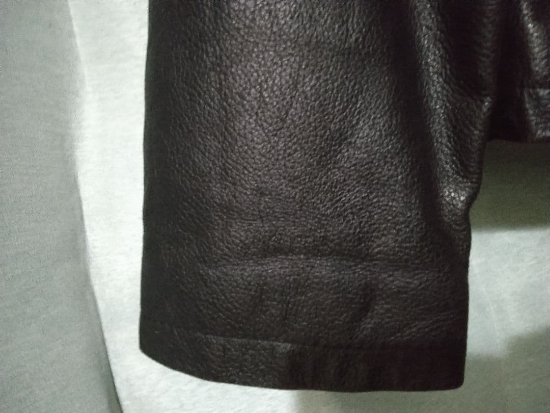 秋冬春牛革シボ押しレザージャケットの最高傑作sacai好きの方も☆肉厚単丈美品