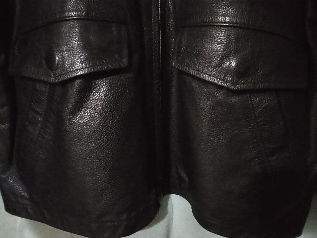 秋冬春牛革シボ押しレザージャケットの最高傑作sacai好きの方も☆肉厚単丈美品