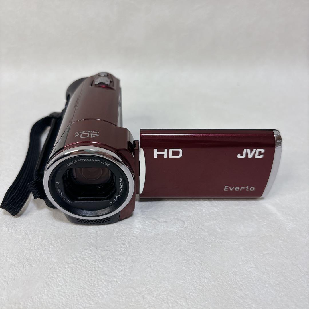 極美品✨ JVC Everio GZ-HM30 ビデオカメラ　レッド　Wi-Fi