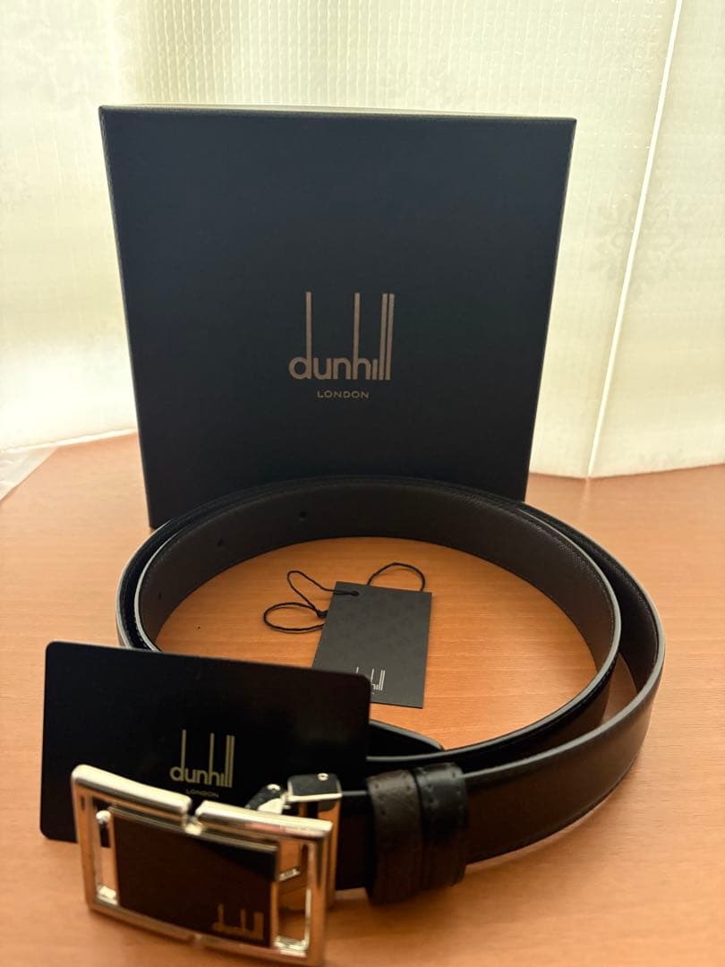 Dunhill リバーシブル黒•茶ベルト