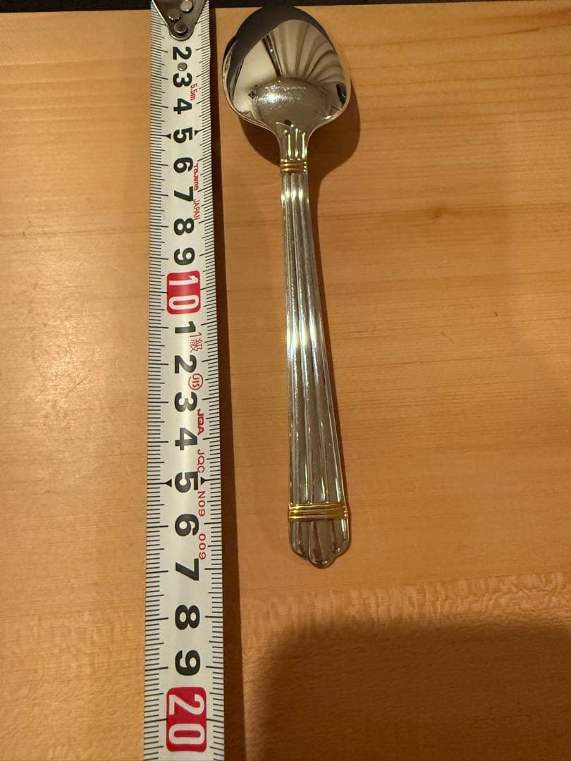 クリストフル　アリアゴールドリング　デザートスプーン　2本