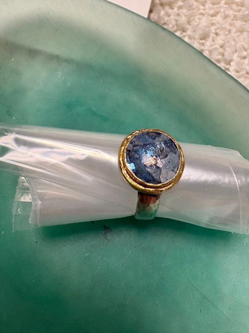 agete アガット ローマンガラス ローマングラス リング