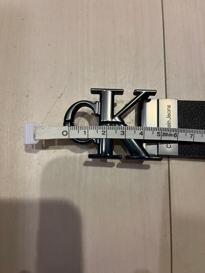   Jeans ブラックレザーベルト リバーシブル