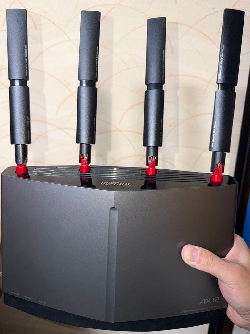 美品】BUFFALO WXR-5950AX12 Wi-Fi6 10GbE 元箱付