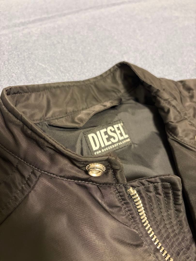 希少サイズ✨DIESEL 池田エライザ着用モデル ナイロンライダースジャケット