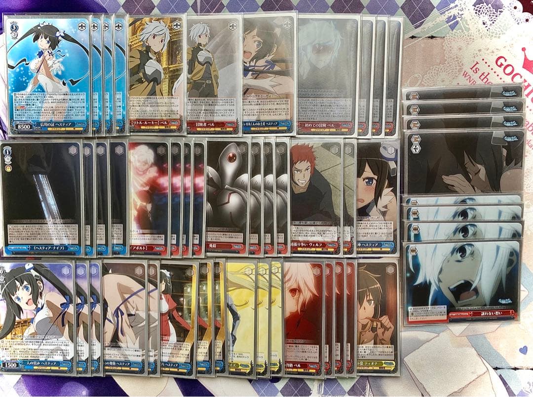 中*島様 ヴァイスシュバルツ引退品　サイン4枚、デッキ6個、RR.SR多数