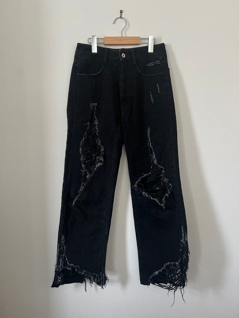 パンツ kanako sakai RIPPED JEANS 34