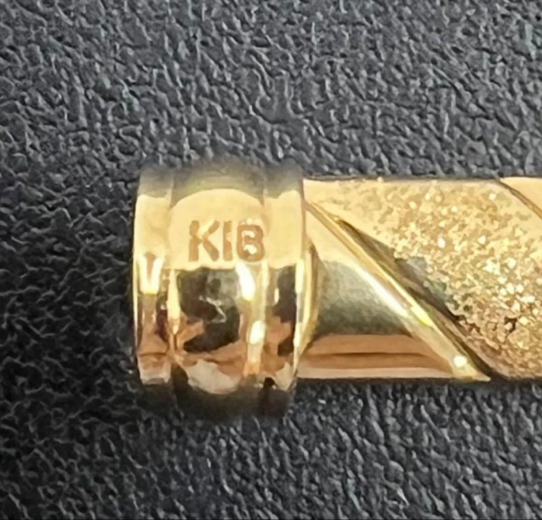 18金ネックレストップ　十字架