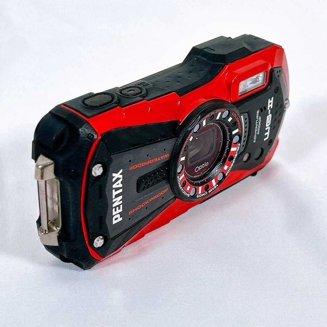 【極美品】PENTAX ペンタックス 防水デジタルカメラ Optio WG-2