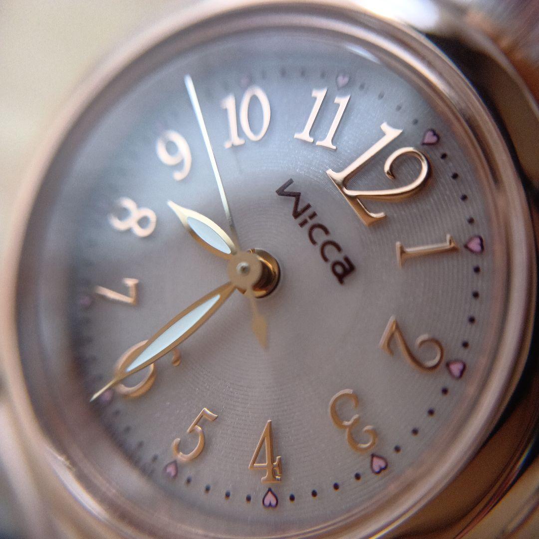 CITIZENwiccaソーラークォーツ腕時計SS/PGP