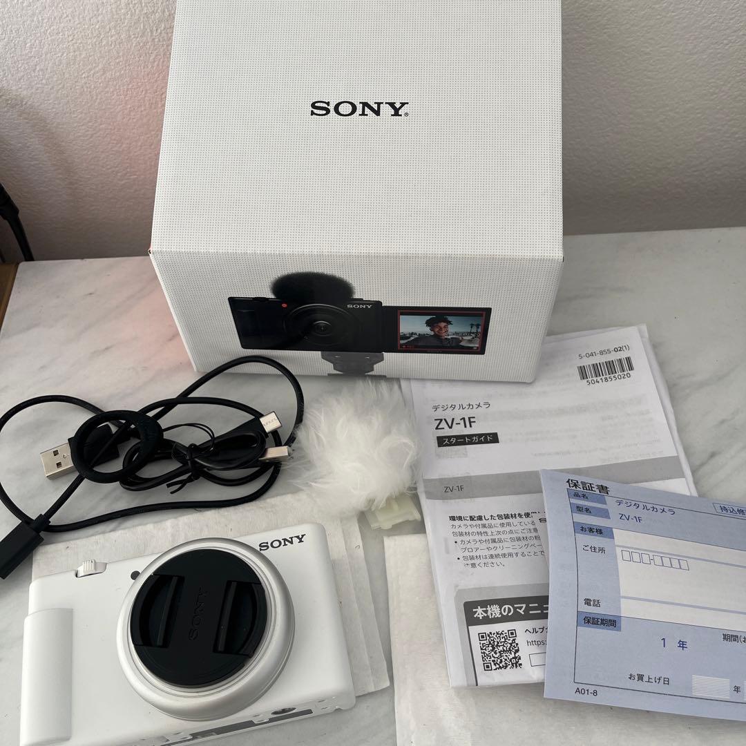 SONY ZV-1F ホワイト vlogカメラ　Sony ZV1 M2 ケース