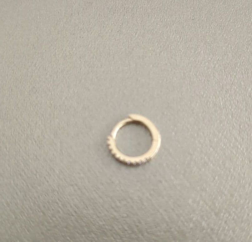 ととろ②　ポンテヴェキオ　K18YGダイヤモンドピアス