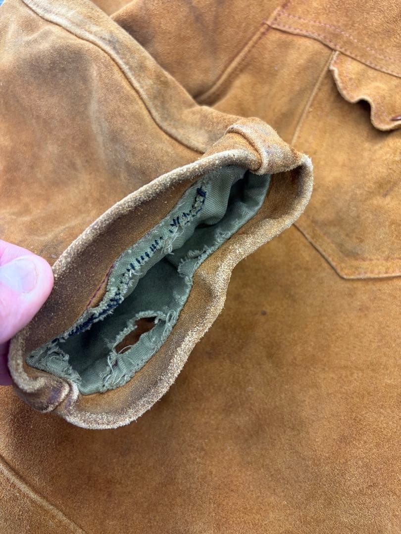 ゴールデンベア　60s ビンテージ　スエードジャケット　サードタイプ　裏ボア