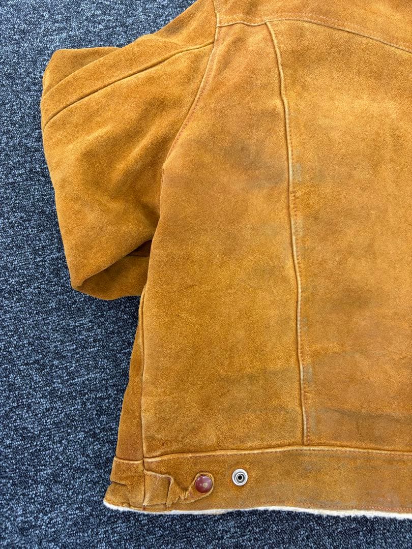 ゴールデンベア　60s ビンテージ　スエードジャケット　サードタイプ　裏ボア