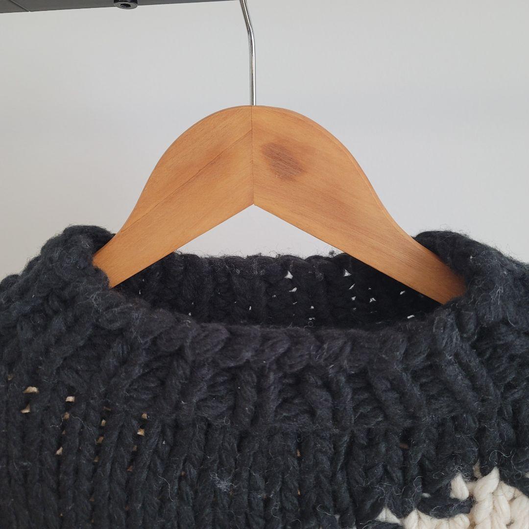 トップス  Slope Intarsia Top