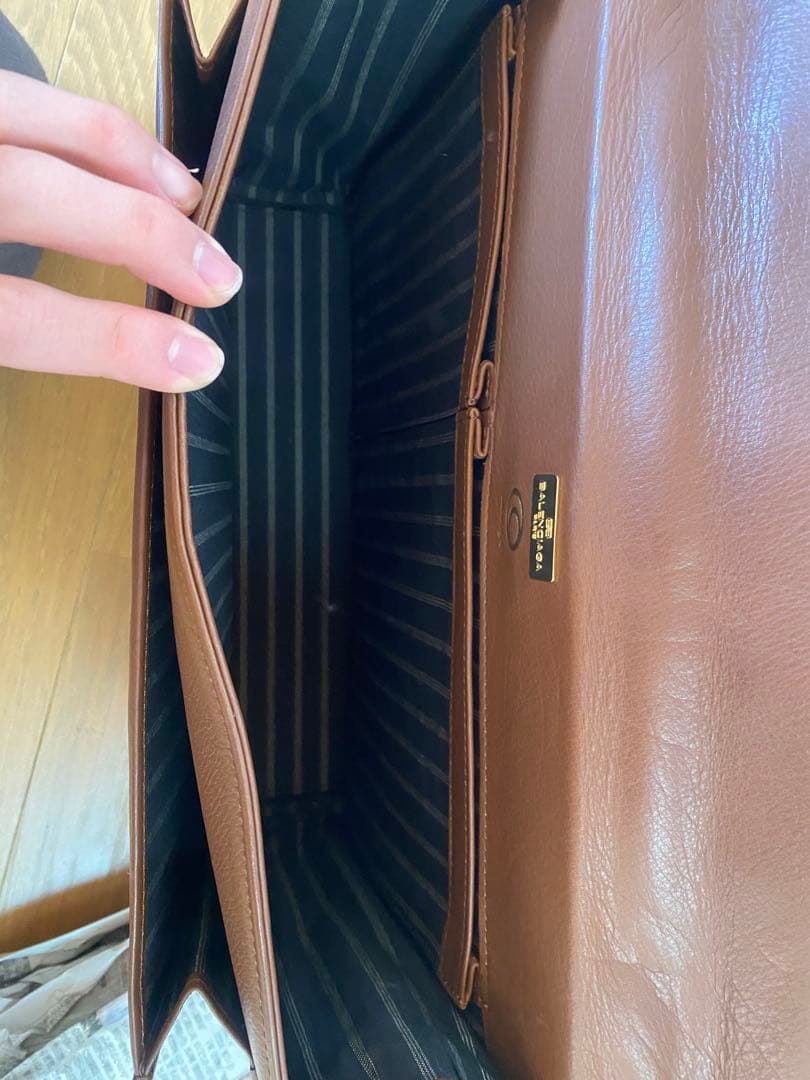 BALENCIAGA ブラウンビジネスバッグ