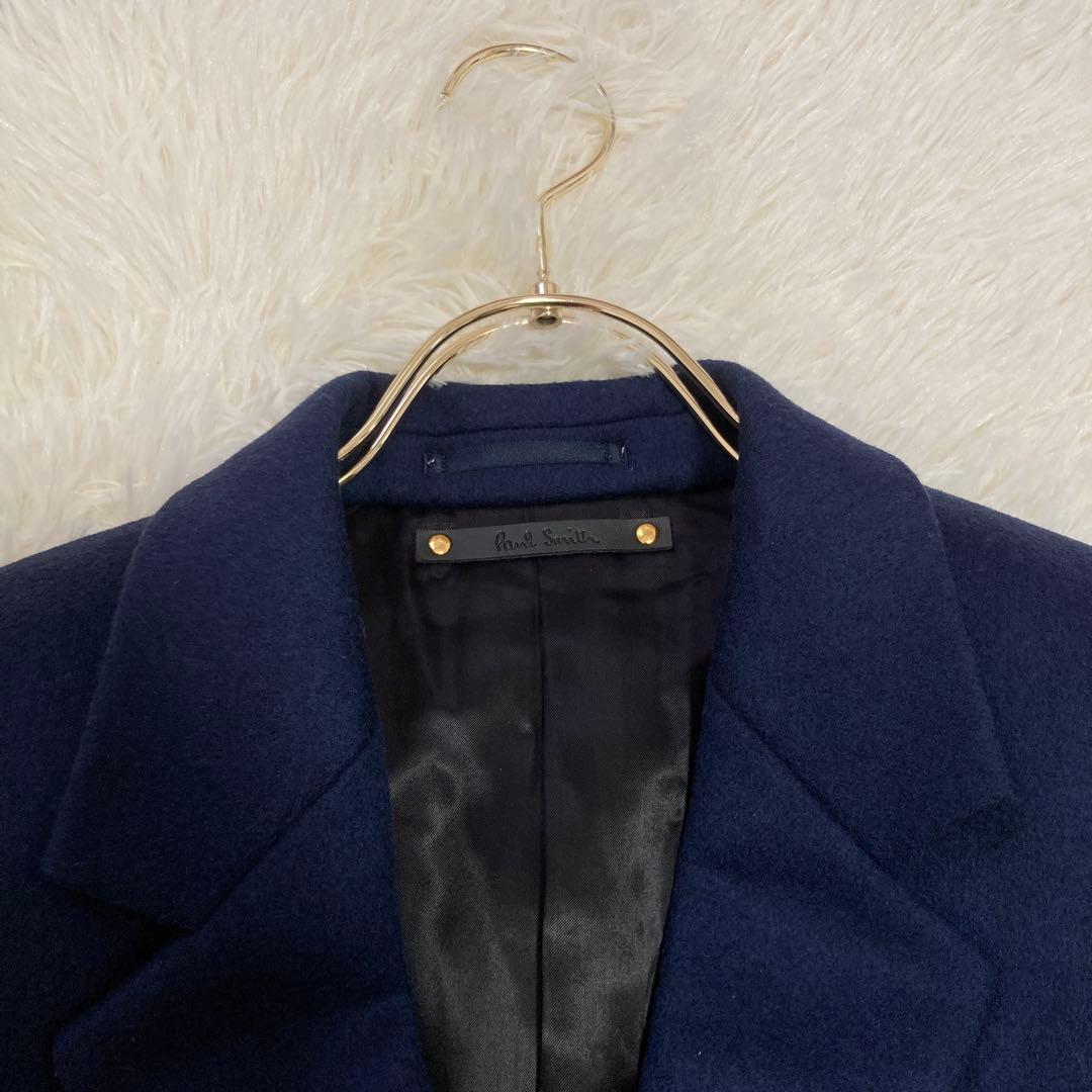 Paul Smith チェスターコート ネイビー M オシャレ オフィス 上品