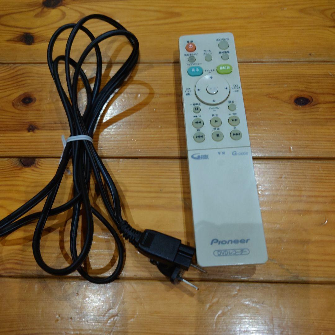 Pioneer DVR-640H DVDレコーダー リモコン、取扱説明書付