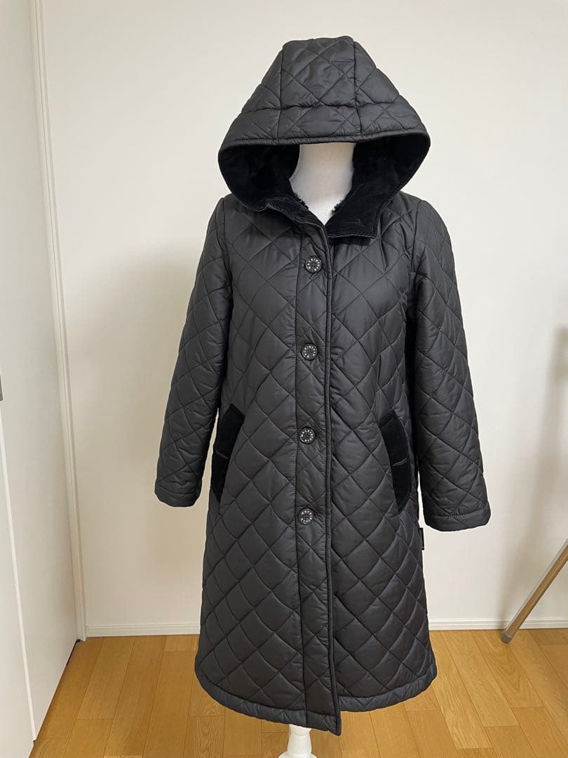 MACKINTOSH 別注NEW GRANGE キルティングコート ブラック