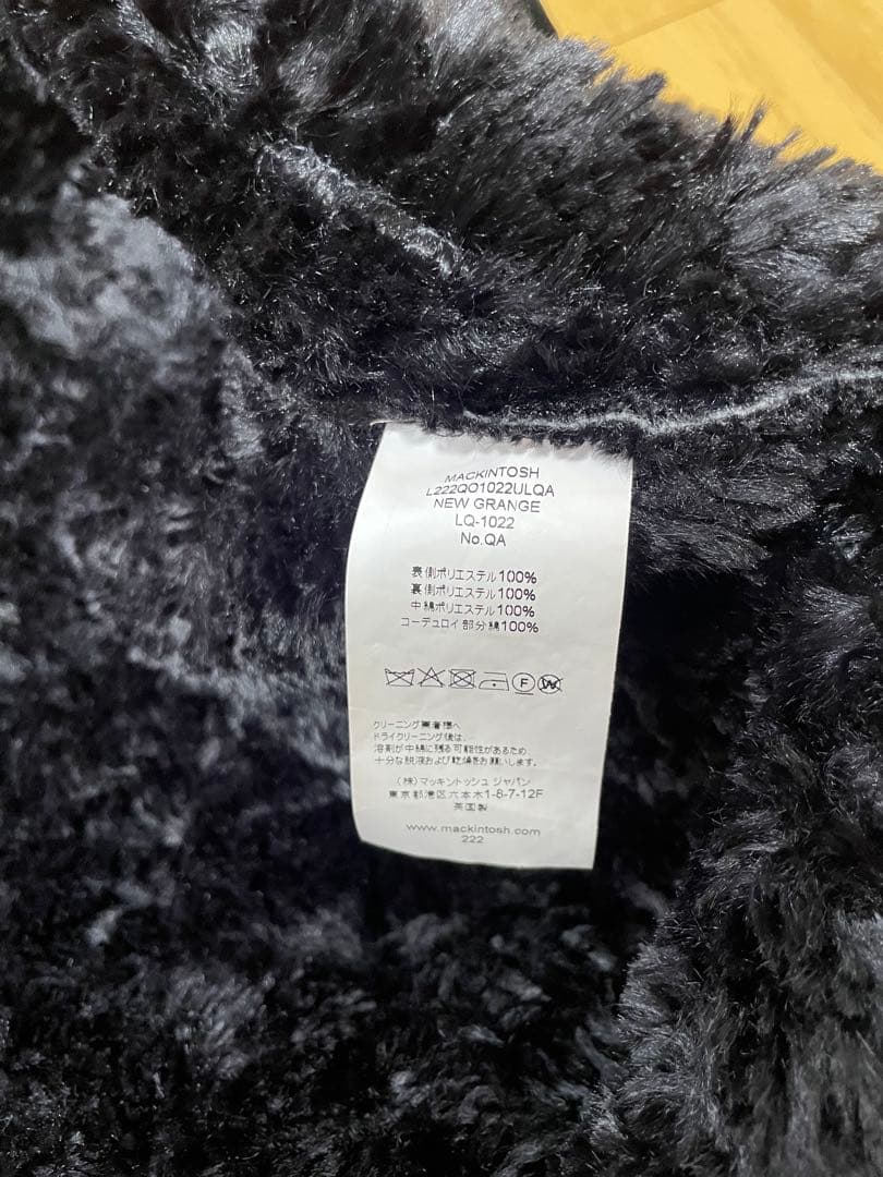 MACKINTOSH 別注NEW GRANGE キルティングコート ブラック