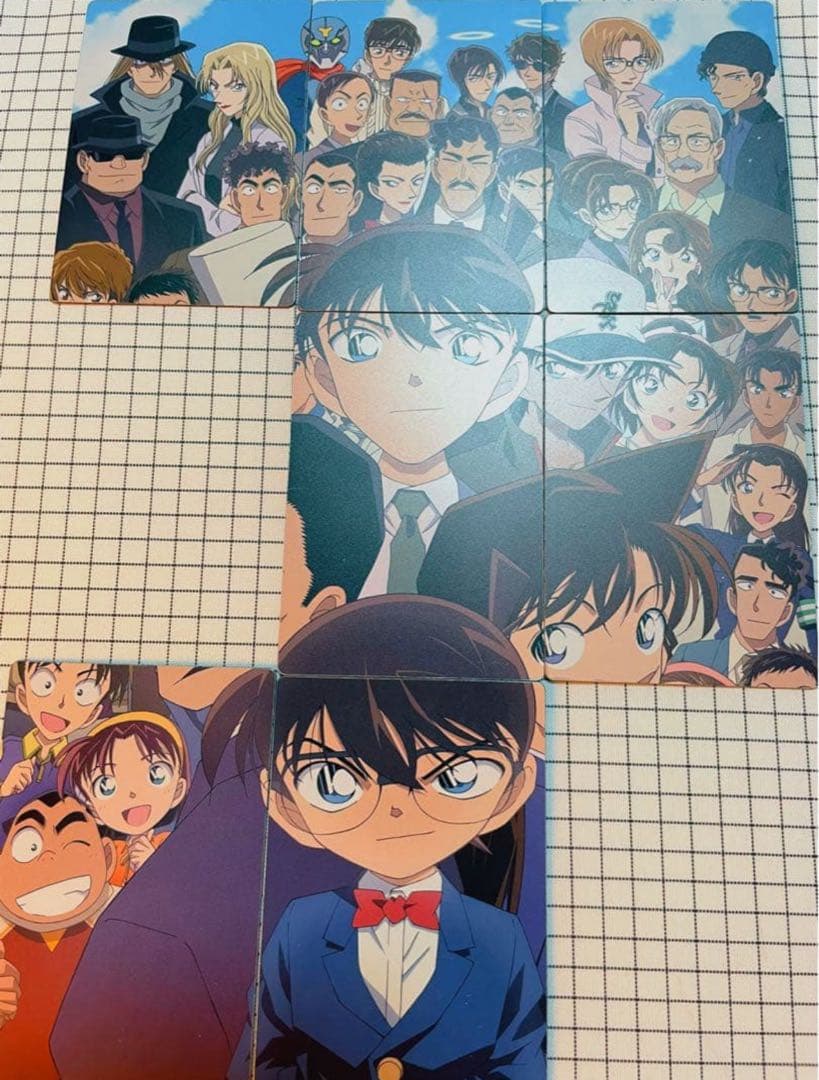 【激レア】　名探偵コナン　メタル風　トレカ　裏面パズル