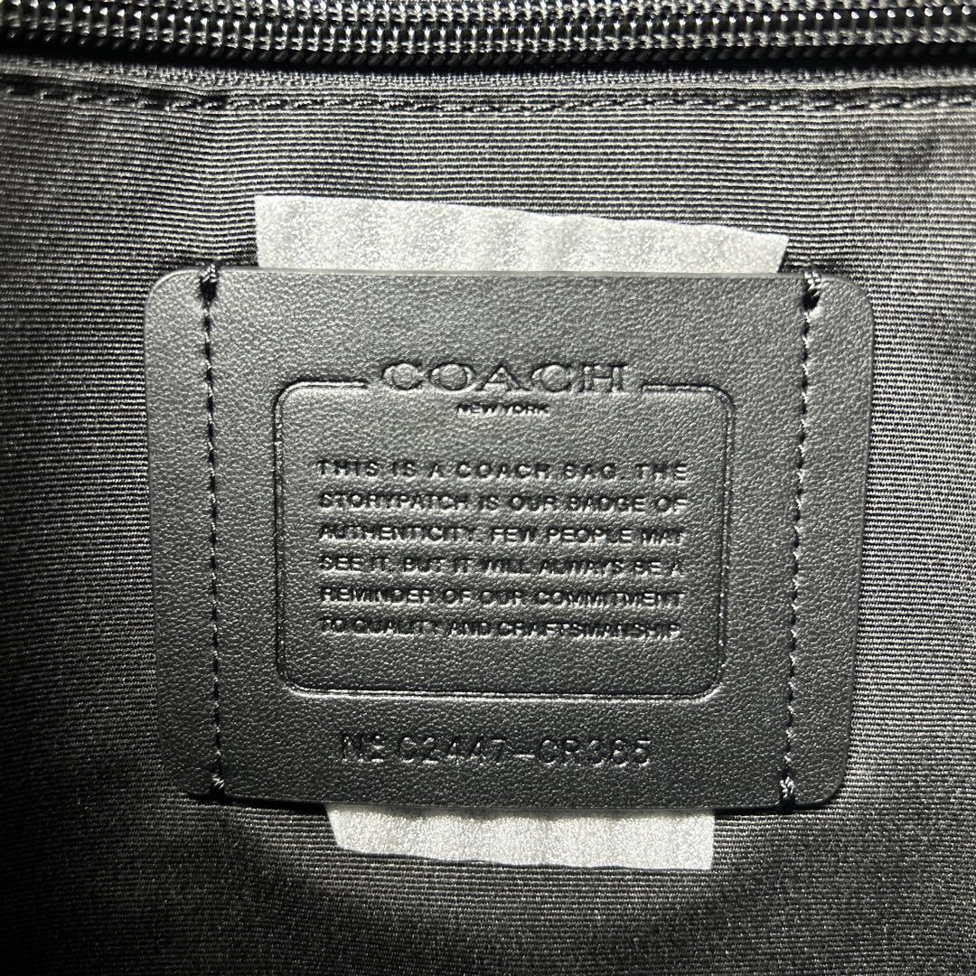 コーチ ダークグレー トートバッグ　CR385