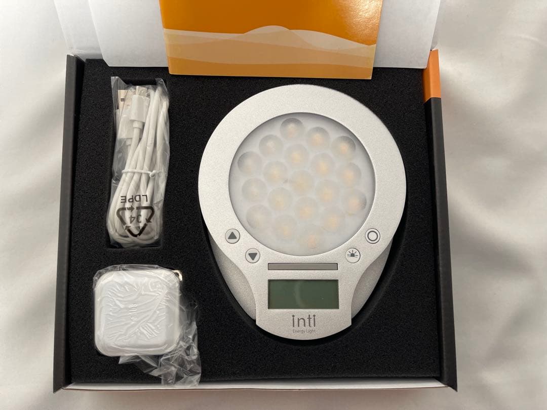新品★inti4s 光で起きる目覚まし時計 inti Energy Light