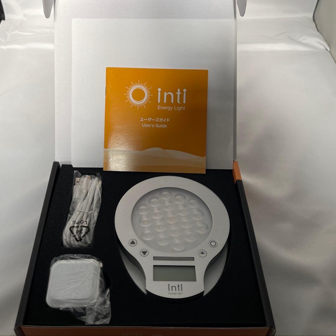 新品★inti4s 光で起きる目覚まし時計 inti Energy Light