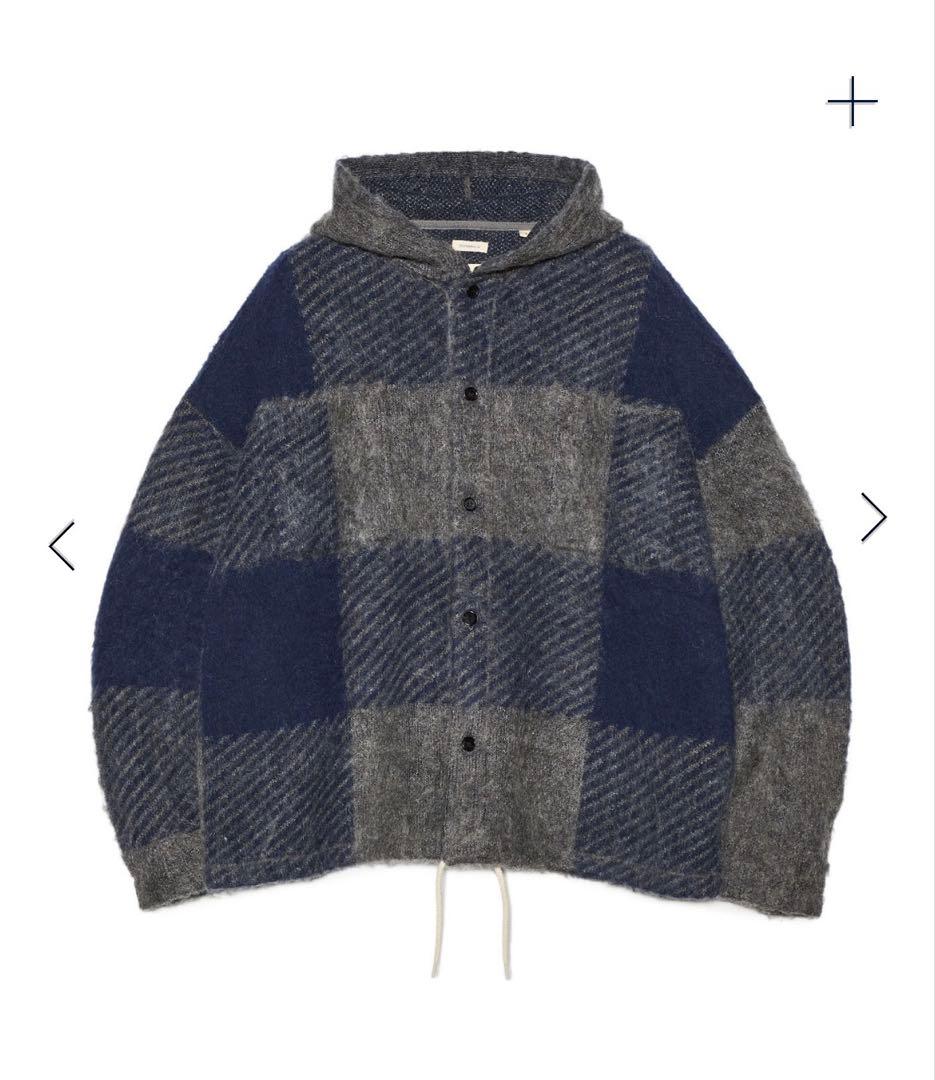 値下げ不可nanamica Mohair Hooded Shirt Jacket