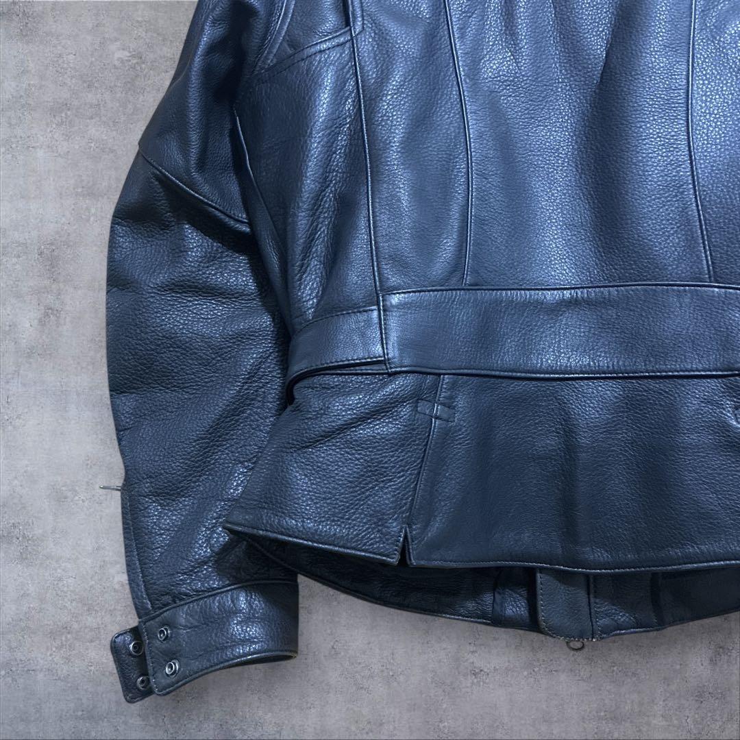 【純正】ハーレーダビッドソン 本革 ライダース キルティング MW シボ