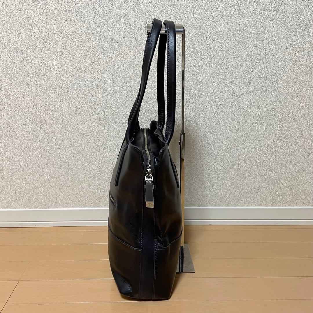 【美品】アニアリ aniary トートバッグ レザー 肩がけ ブラック