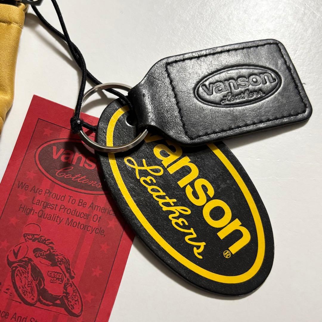 新　VANSON　バンソン　マスタード　ライダースジャケット　L