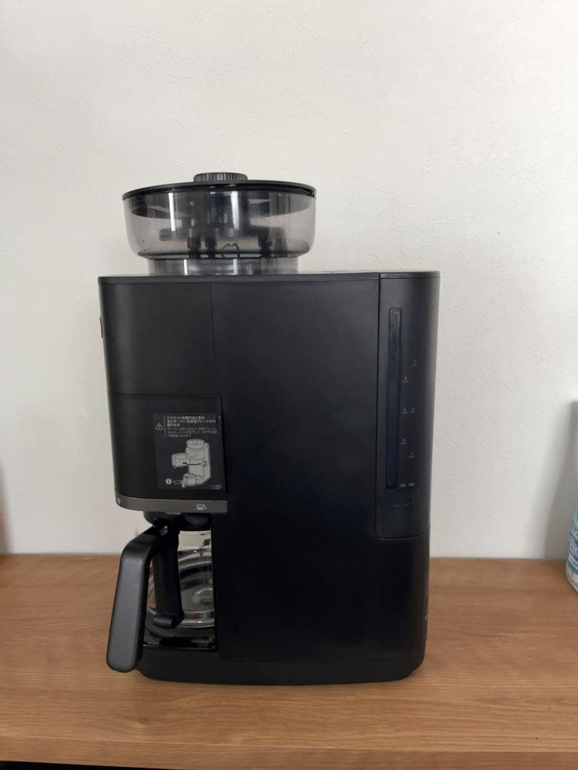 コーン式全自動コーヒーメーカー カフェばこPRO SC-C251 （ブラック）