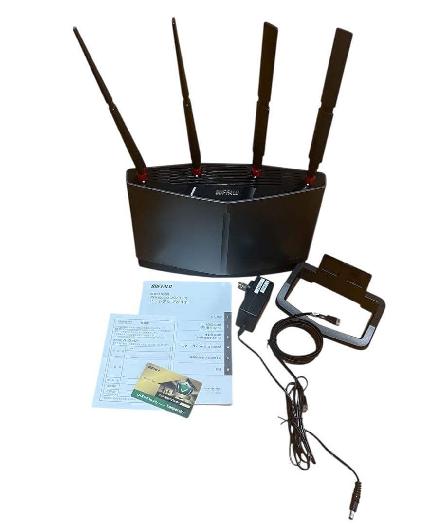 バッファロー Wi-Fi6無線LANルーター WXR-6000AX12S