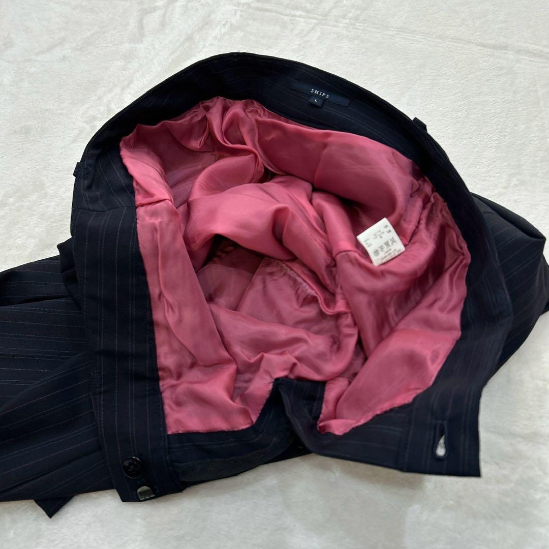 【未使用に近い/Lサイズ】SHIPS シップス スーツ上下 日本製