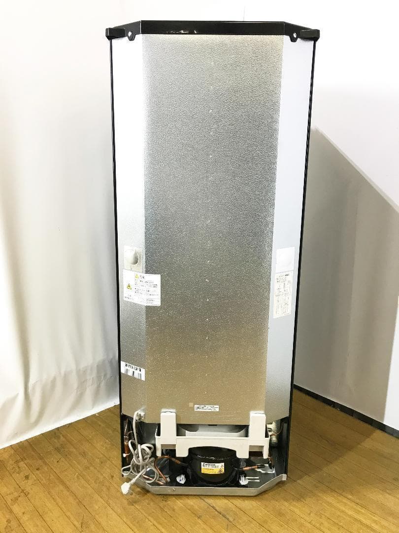 送料無料★2017◆中古★三菱　ラウンドカット　２ドア冷蔵庫　MR-P15A