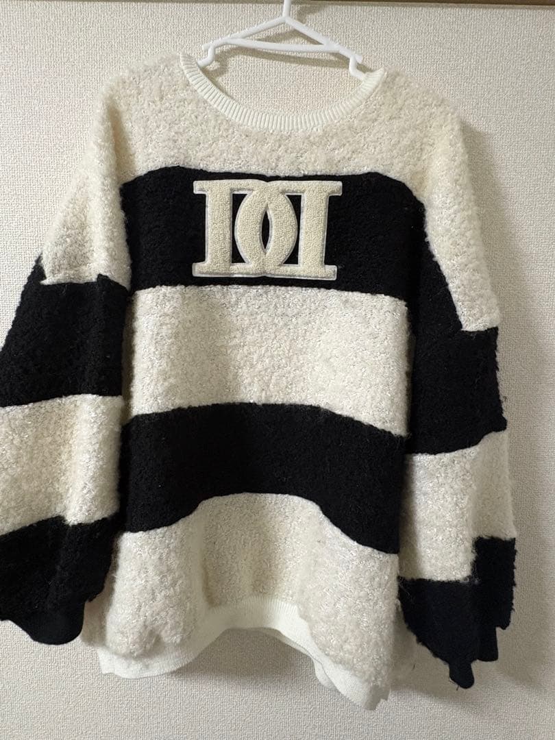 Darich アップリケブークレトップス　白黒